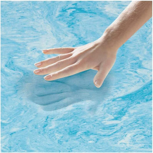 Foamma Gel Memory Foam Wheelchair Seat Cushion Replacement for Coccyx, Orthopedic Back