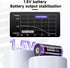 Mspalocell 2 Pack,1.5V 8800mAh 2 1 Rechargeable Lithium D Batteries d cell batteries with in USB-C Charging Cable
