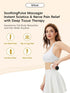 Kitusi Sciatica Pain Relief Devices Deep Tissue Massager with Multi-Mode Technology, Heat & Light, Targeted Relief