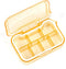 ljhaowu New Weekly Pill Organizer, Moisture-Proof Storage Case, Daily Travel Pill Storage Container,