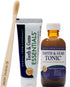 Dental Herb Company Tonic Mouthwash and Essentials Toothpaste Travel Kit, 2 oz Mouthrinse - 1 oz Toothpaste