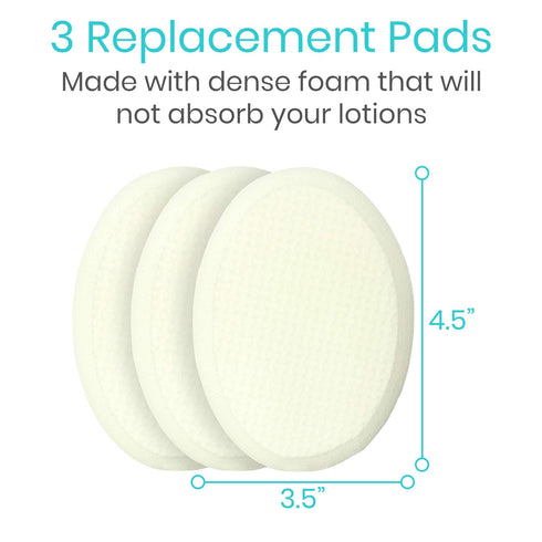 Vive Lotion Applicator for Back, Feet - 17.5" Long Handle Cream Wand for Elderly, Women, Apply Medicine, Skin Cream