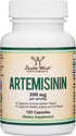 Double Wood Artemisinin (Sweet Wormwood Cleanse) 200mg, 120 Vegan Capsules (Two Month Supply) Non-GMO, Gluten Free