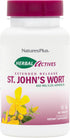 Natures Plus Herbal Actives St John's Wort, 450 mg, 60 Vegan Tablets, Vegetarian Supplement