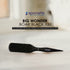Spornette Boar Bristle Hair Brush for Women - Big Wonder Teasing Brush with Boar & Tourmaline Nylon Bristles, Black