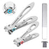 Nail Clippers Set, Fingernail and Toenail Clippers for Thick Nails, Nail Clipper for Men, Women, Seniors
