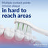 Brushmo Whitening Replacement Toothbrush Heads, Compatible with Philips Sonicare, 8 Medium Firm Diamond-Shape Heads