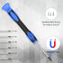 Upgraded Eyeglass Repair Kit with Precision Screwdriver Set, Various Screws, Nose Pads, and Tweezers