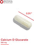 Protocol Calcium D-Glucarate - 500mg Cleanser Detox for Breast & Prostate Health - Non-GMO & Dairy Free - 90 Veg Caps