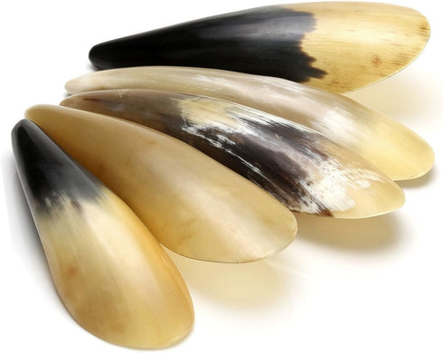 Jovivi Gua Sha Scraping Massage Tool, 100% Hand Made Buffalo Horn GuaSha Board, Pack of 2