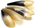 Jovivi Gua Sha Scraping Massage Tool, 100% Hand Made Buffalo Horn GuaSha Board, Pack of 2