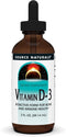 Source Naturals Vitamin D-3 Liquid Drops 2000 iu - 2 Fluid oz Supports Bone & Immune Health*