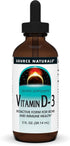 Source Naturals Vitamin D-3 Liquid Drops 2000 iu - 2 Fluid oz Supports Bone & Immune Health*