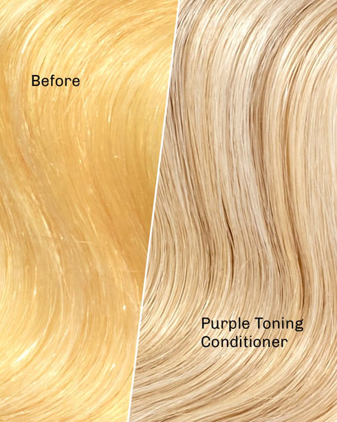 oVertone Haircare Purple Toning Conditioner, Neutralizes Brassiness for Blonde & Platinum Hair, 8 oz
