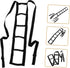 OUNONA Bed Ladder Assist Strap for Elderly Sit Up Aid Device with Handle Portable Rope Ladder for Patient Recovery