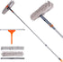 Squeegee Window Cleaner Set: 2-in-1 Multi-Surface Tool with Extendable Pole for Indoor & Outdoor Glass