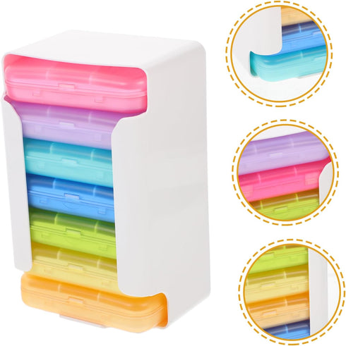 Travel-Friendly Weekly Pill Organizer - Cute & Sturdy Medicine Case