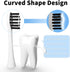 Replacement Toothbrush Heads for Gleem Electric Toothbrush, W Shape Design, 10 Pack (White)