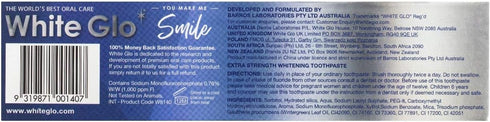 Instant Whitening Toothpaste with Optic Technology & Toothbrush - White Glo