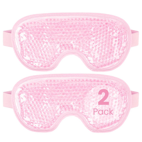 NEWGO Cold Eye Mask, Reusable Gel Eye Mask for Dry Eyes, Eye Ice Pack for Dark Circles, Migraines, Skin Care