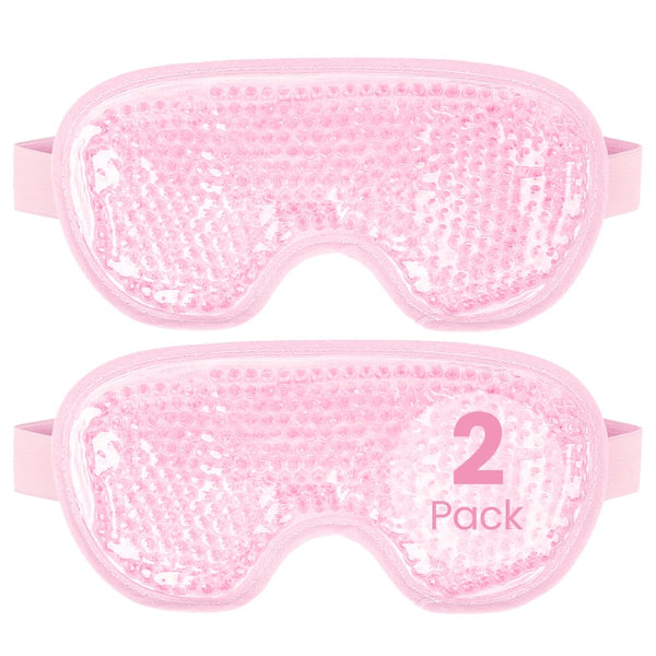 NEWGO Cold Eye Mask, Reusable Gel Eye Mask for Dry Eyes, Eye Ice Pack for Dark Circles, Migraines, Skin Care