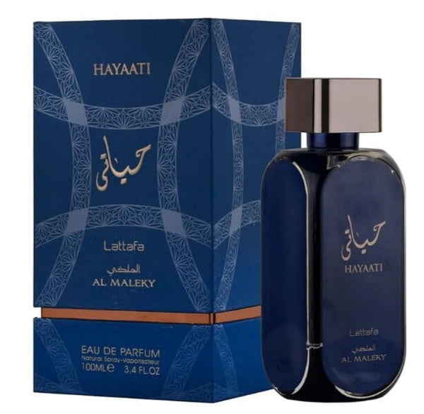 Lattafa Hayaati Al Maleky Eau de Parfum Spray for Men, 3.4 Ounce