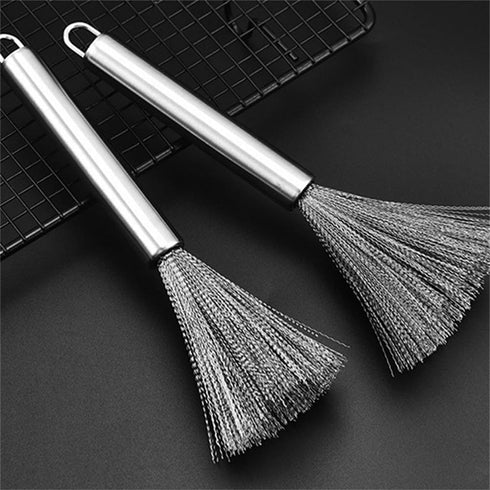 Much Hotter Kitchen Brush, Pan Scrubber, Pot Brush, Pot Scrubber, Dishes Scrub Brush, Steel Scrubbers for Cleaning