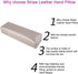 Nail Arm Rest for Acrylic Nail Art, Stripe Leather Soft Sponge Hand Rests Cushion for Manicure Care