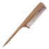 Sandalwood Fine Tooth Comb - Natural Aroma Wooden Tail Comb for Women, No Static