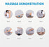 SenRommers 2.5" 10 Mini Massage Ball, Speeds Vibrating Massage Roller Ball for Palm, Hand, Foot, Leg, Neck, Back