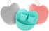 INNERNEED Soft Silicone Facial Cleansing Brush Set, Gentle Exfoliating Scrubber Pad, Pack of 3