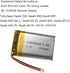 1000mAh 3.7V Battery Replacement for ASUS ROG Strix Fusion 700, Turtle Beach Stealth Headsets, JBL TOUR ONE