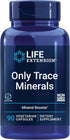 Life Extension Only Trace Minerals, 90 Capsules, Daily Dose of Zinc, Chromium, Boron, Copper, Gluten-Free, Non-GMO