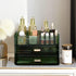 Stackable Makeup Organizer with Drawers, Skincare Cosmetic Storage for Bathroom, Vanity, Desk Countertop