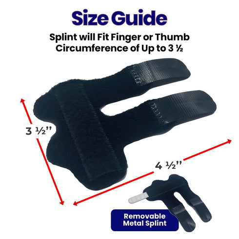 Trigger Finger Splint Finger Brace | Mallet Brace Straightener for Index Middle Ring Broken Pinky Fingers | Arthritis &