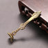 UCCKEYI Brass Retro Sword Carving Smoking Pipe Tamper Tobacco Tamping Tool Press Artware