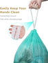 AYOTEE Compostable Trash Bags, 4 Gallon Drawstring, 100 Counts, Ultra Strong Unscented for Bathroom, Kitchen, Car, Pet