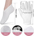 Sibba 2 Pairs Moisturizing Gloves and Socks Touch Screen Moisturizing Gloves for Overnight Bedtime Heal Eczema Sleeping Lotion Hand Spa Treatment Gloves Socks Repair Rough Cracked Dry Chapped Skin
