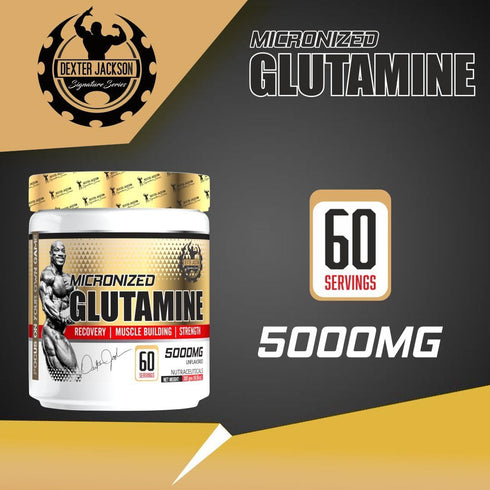 Dexter Jackson Gold Series Micronized Glutamine - 60 Serving, 300g