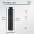 1oz Perfume Atomizer, 30ML Empty Cologne Spray Bottle, Travel Perfume Sprayer Dispenser, Black