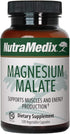 NutraMedix Magnesium Malate 200mg, Vegan, Non-GMO, Gluten-Free Supplement, 120 Vegetarian Capsules