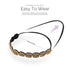 Teenitor 5pcs Rhinestone Beaded Headbands, No Slip Jeweled Hair Wraps for Women and Girls