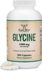 Glycine Supplement - 1,000mg Glycine Powder per Serving (300 Capsules), The Relaxing Amino Acid (Glicina)