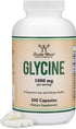Glycine Supplement - 1,000mg Glycine Powder per Serving (300 Capsules), The Relaxing Amino Acid (Glicina)