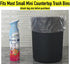 1.2 Gallon Clear Small Trash Bags, 120 Count, Bathroom 1 Gallon Garbage Bags for Home and Office Bins