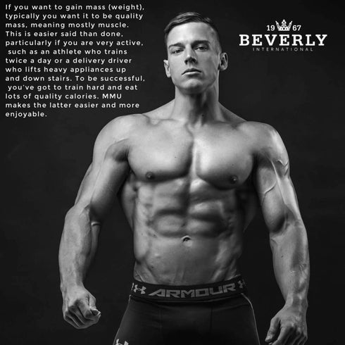 Beverly International Mass Maker Ultra Vanilla, 14 Servings, 3lb, Clean Carbs, Great Taste
