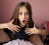 MISS NELLA PARTY COLLECTION 3-3 Peel Off, Odour Free Glitter Nail Polishes Pack - Blue, Clear & Coral