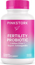 Pink Stork Fertility Support Probiotics for Women with Ashwagandha for Vaginal Health, Conception, pH Balance, 30