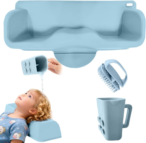 KPDUSG Silicone Portable Hair Washing Station for Kids,Toddlers and Elderly,Shampoo Basin/Bathtub Shampoo Basins,