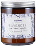 Indigofairs Lavender Scented Candle - 7oz Soy Wax Aromatherapy Candle for Stress Relief